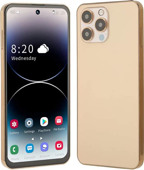 I14 Pro Max Smartphone Unlocked 4G, 6.7 Inch Large Screen, 4GB 128GB ...