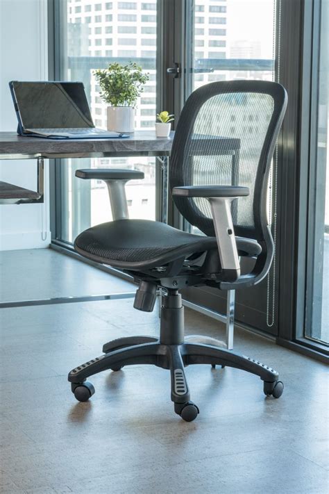 Ergonomic Height Adjustable Black Office Chair – ErgoMax Office-