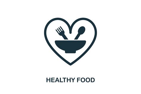 Healthy Food Icon Grafika przez aimagenarium · Creative Fabrica