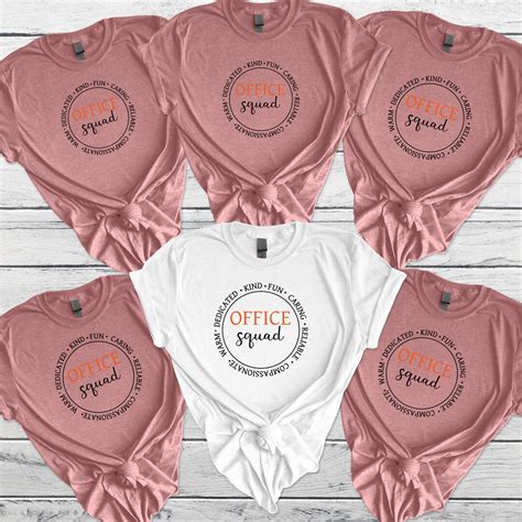 Office Staff T-shirts, Coworker Gift, Office Team Shirt, Office Squad ...