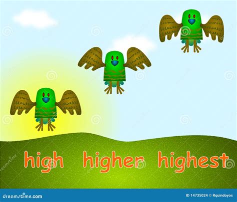 High higher highest stock illustration. Illustration of graphic - 14735024