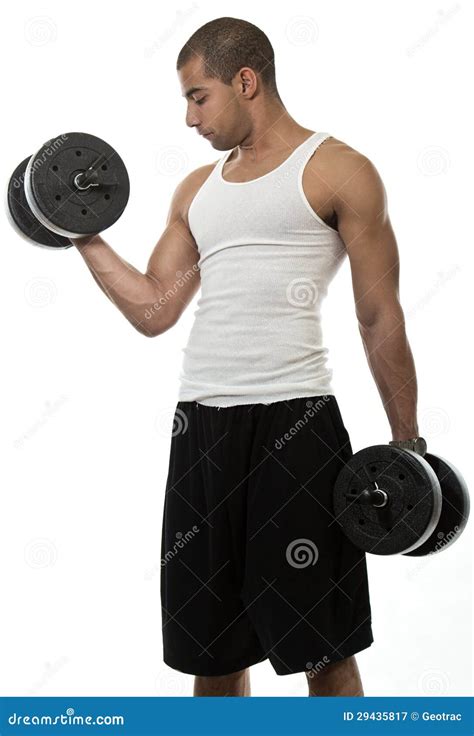 Man Lifting Weights