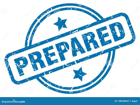 Prepared stamp stock vector. Illustration of isolated - 148258467