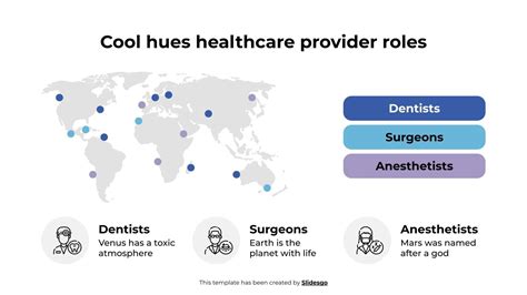 Cool Hues Healthcare Provider Roles Infographics