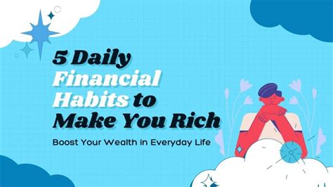 5 Daily Financial Habits that will Certainly Make You Richer - DIY Your ...