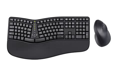 Youngmax-ergonomic Keyboard And Mouse Combo With Adjustable Palm Rest ...