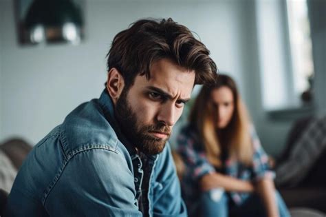 Premium Photo | Regretful Man Reflecting on Relationship Troubles in ...