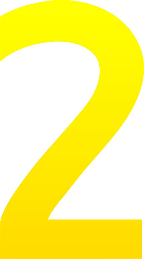 The Number Two - Free Clip Art