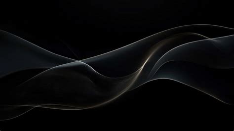 Download Smooth Black Light Waves On Dark Background Wallpaper ...