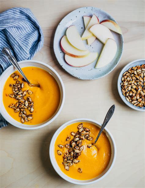 Honeynut Squash and Apple Soup with Fresh Ginger Recipe — REDUCETARIAN ...