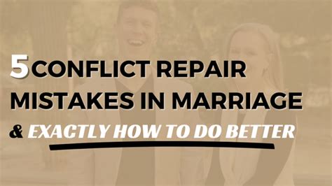 Conflict repair: Specific steps after an argument?