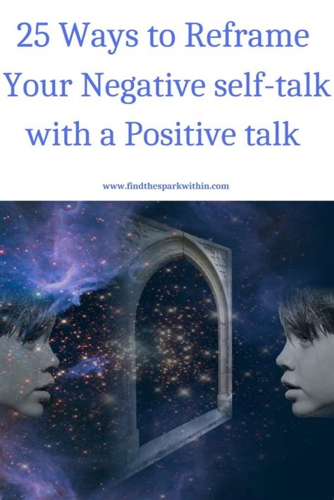 How to reframe negative self-talk mindset to positive?