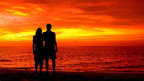 Romantic Couple Sunset Hd Wallpapers - vrogue.co