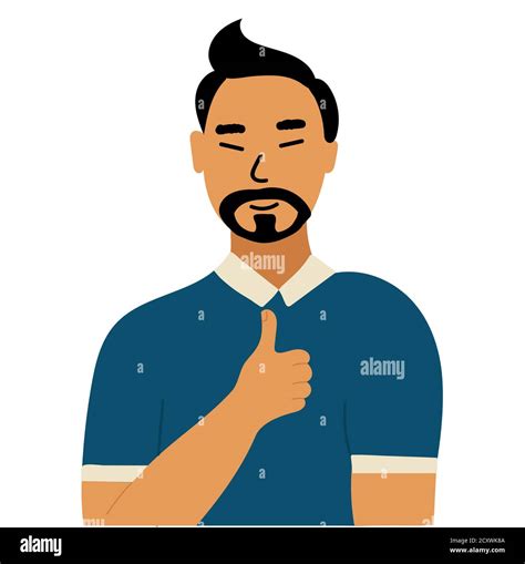 Black man relax smile Stock Vector Images - Alamy