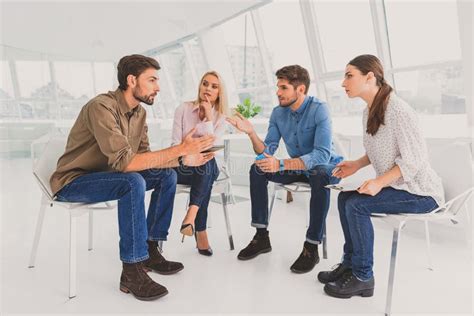 Diverse Group Talking