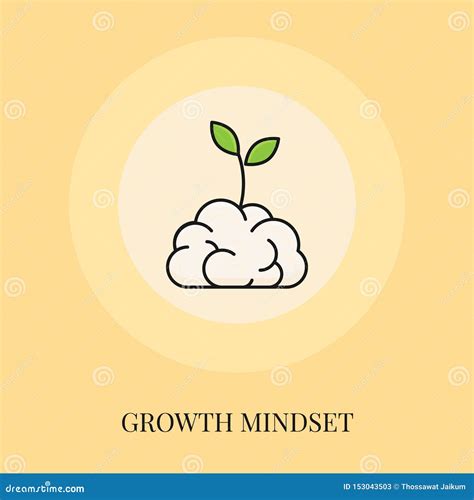 Growth Mindset Concept. stock vector. Illustration of environment ...