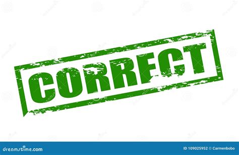 Correct stock illustration. Illustration of right, exact - 109025952