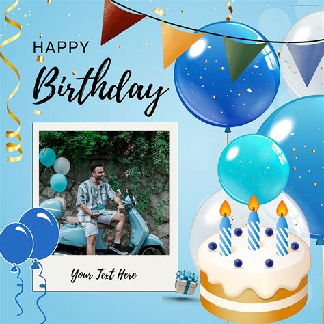 Happy Birthday Wishes Pic Name Edit Free Printable - Infoupdate.org