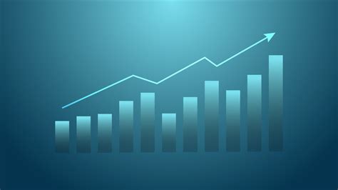 stock market and cryptocurrency trading chart concept. bar graph with ...