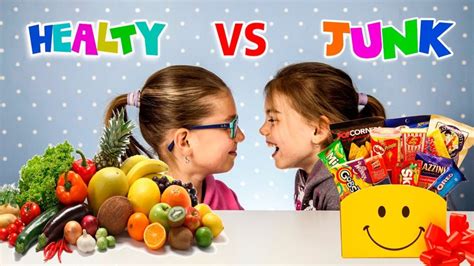Healthy Food vs Junk Food Challenge - Positivities.com
