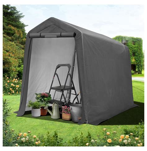 6x7FT Outdoor Storage Shed, Heavy Duty Portable Storage Shed, Portable Garage Storage Tent with ...
