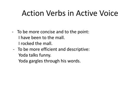 How to combat wordiness with active voice, strong verbs?