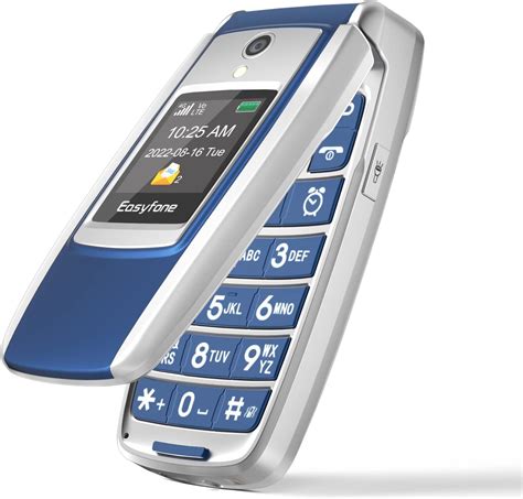 Easyfone T300 4G Flip Mobile Phone for Seniors, Big Button Easy-to-Use ...