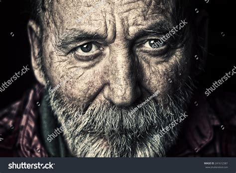 Very Old Senior Man Portrait Stock Photo (Edit Now) 241612381