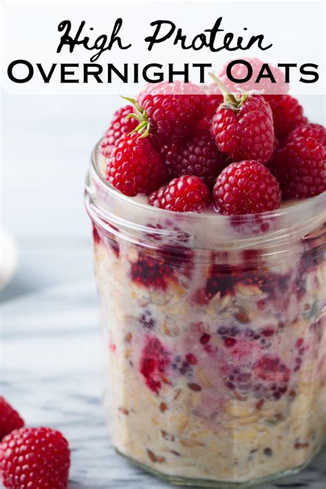 High Protein Overnight Oats - The Best Recipe