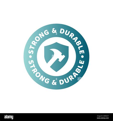 Durability sticker Stock Vector Images - Alamy