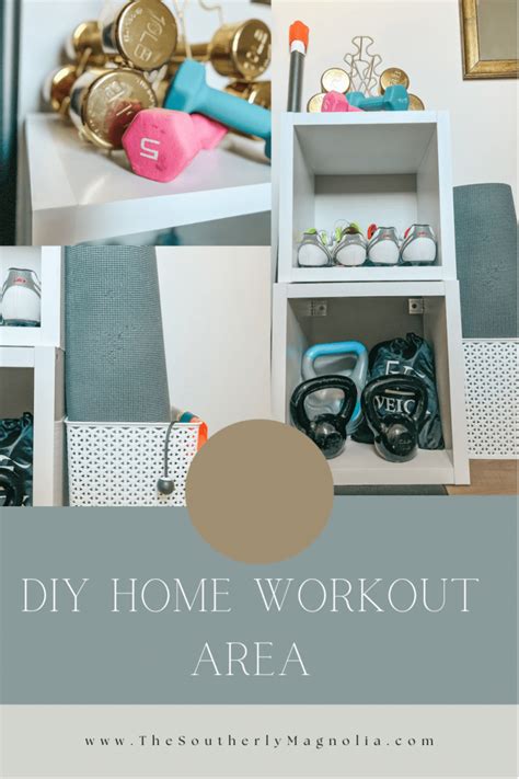 Easy Home Workout Area On a Budget - The Southerly Magnolia