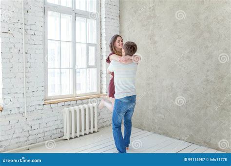 Young couple in love stock image. Image of enjoy, engagement - 99115987