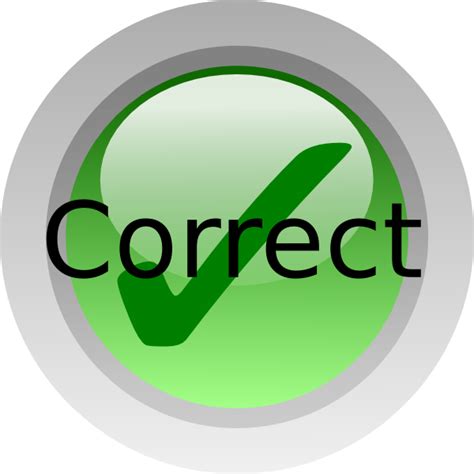 Correct Mark Clip Art at Clker.com - vector clip art online, royalty ...