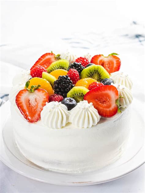 Fresh Fruit Cake - Drive Me Hungry