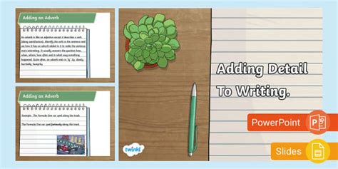 Adding Detail To Writing PowerPoint (teacher made) - Twinkl