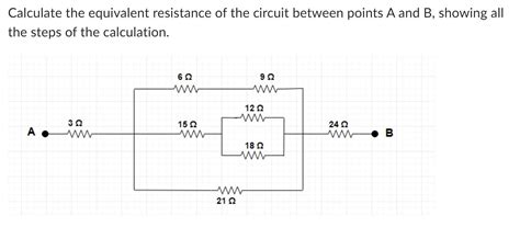 Solved Calculate the equivalent resistance of the circuit | Chegg.com