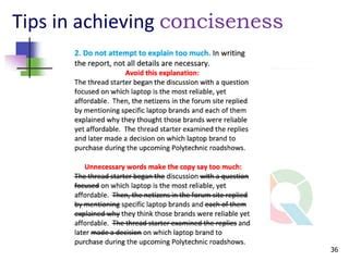 Editing for Clarity and Conciseness | PPT