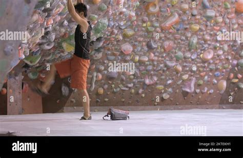 Athlete climbing wall Stock Videos & Footage - HD and 4K Video Clips ...