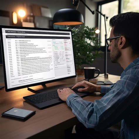 Premium Photo | Photo of a person reviewing tax information on a computer