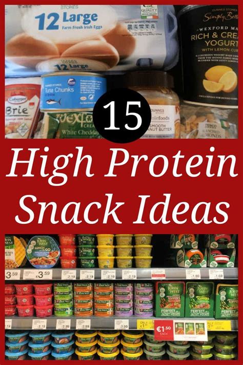 15 High Protein Snack Ideas - Best on-the-go Healthy Snacks