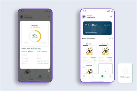 Investment mobile app UI design :: Behance