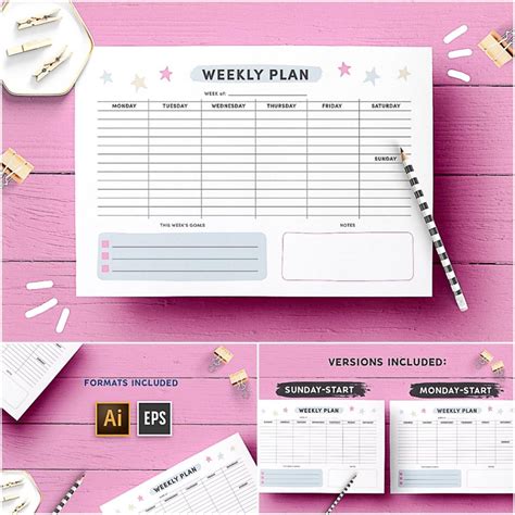 Planner Template Printable