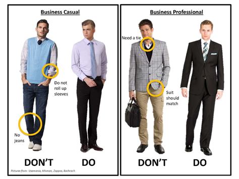 Business Professional Attire Men
