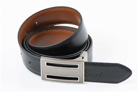 Leather belt - Belts - E-shop | alaindelon.co.uk