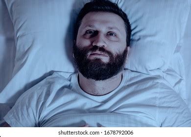 2,207 Sad man awake night Images, Stock Photos &amp; Vectors | Shutterstock