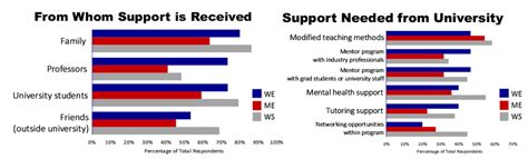 Current sources of support and needed support systems for WE, ME, and ...