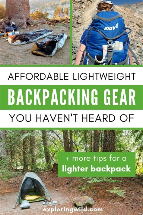 Lightweight Backpacking: Gear and Tips to Lighten Your Load - Exploring ...