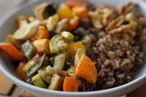 Roasted Vegetable Grain Bowl - My Story in Recipes