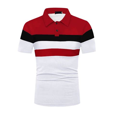 Tosmy Men&#039;s Polo Shirt Mens Summer Short Sleeve Men&#039;s Trendy ...