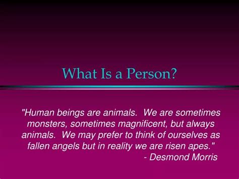 PPT - What Is a Person? PowerPoint Presentation, free download - ID:1425288